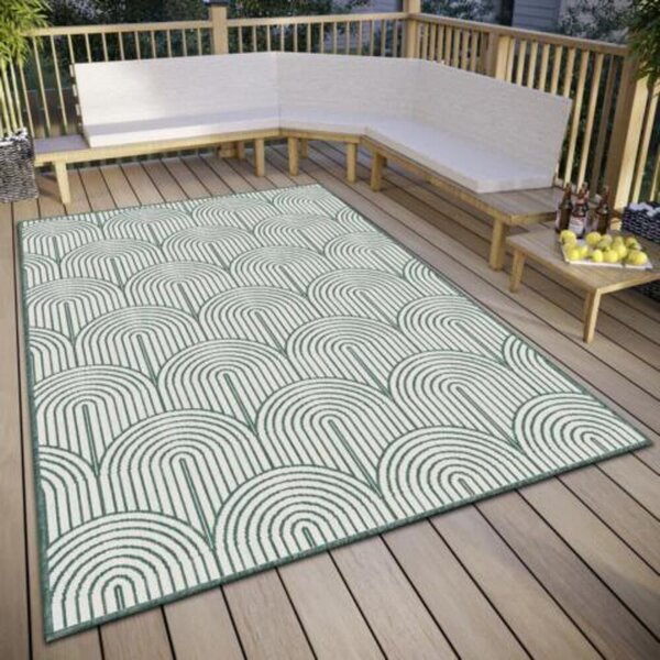 Tappeto verde per esterni 160x230 cm Pangli Green - Hanse Home