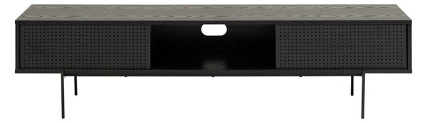 Tavolo TV nero in frassino 180x44,5 cm Angus - Actona