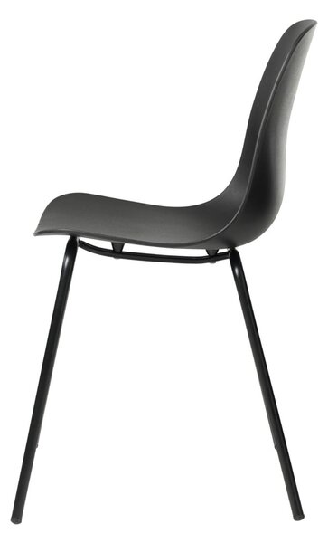Sedia da pranzo nera Whitby - Unique Furniture