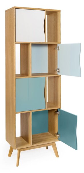 Libreria turchese 65x191 cm Avon - Woodman