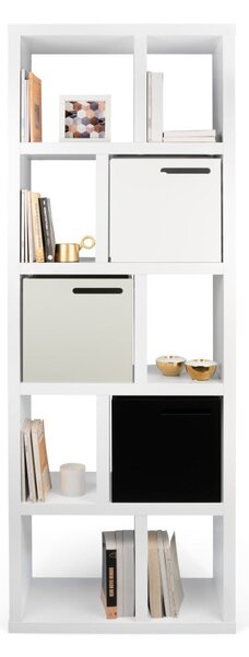 Libreria bianca 70x198 cm Berlin - TemaHome