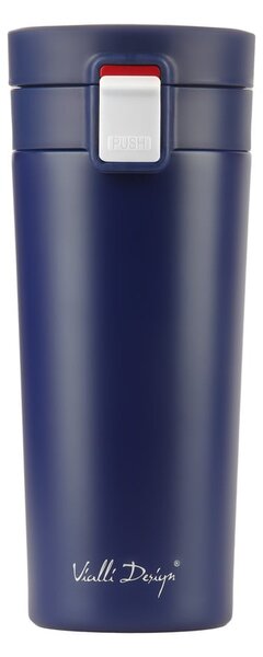 Termos da viaggio blu scuro, 400 ml Fuori - Vialli Design