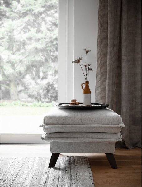 Pouf beige chiaro Charming Charlie - Miuform