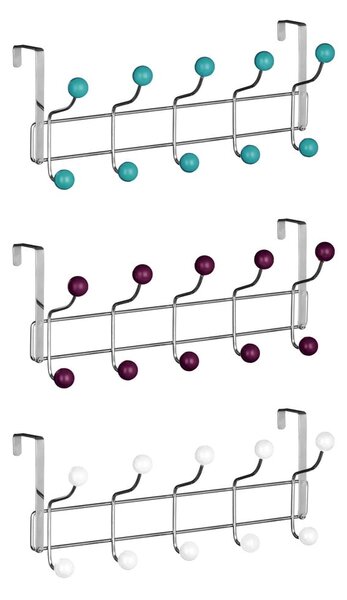 Appendiabiti in metallo color argento 41 cm - Premier Housewares