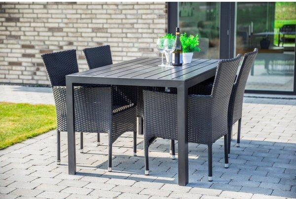 Tavolo da giardino con piano in legno d'arte, 150 x 90 cm Viking - Bonami Selection