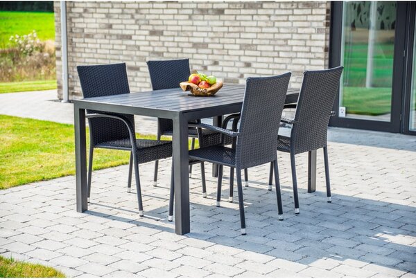 Tavolo da giardino con piano in legno d'arte, 150 x 90 cm Viking - Bonami Selection