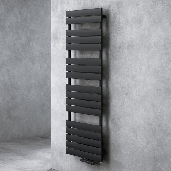 Doporro Scaldasalviette 160x60cm, Radiatore Piatto Termoarredo da Bagno Riscaldamento da Acqua Calda Portasciugamani in Acciaio, Antracite