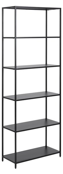 Libreria nera in metallo 70x185 cm Newcastle - Actona