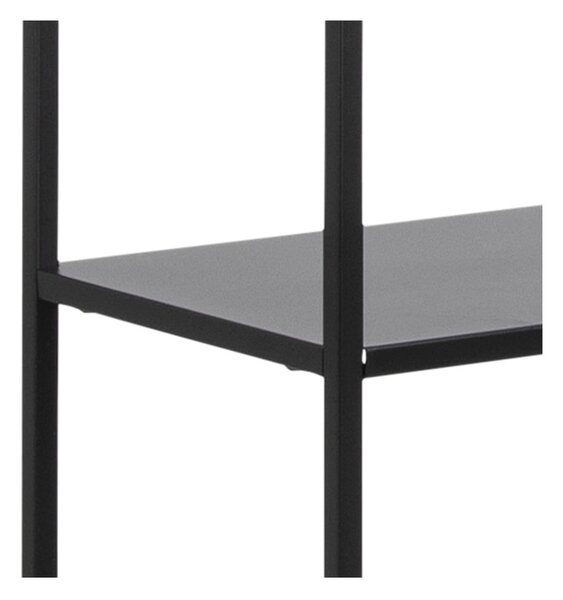 Libreria nera in metallo 70x185 cm Newcastle - Actona