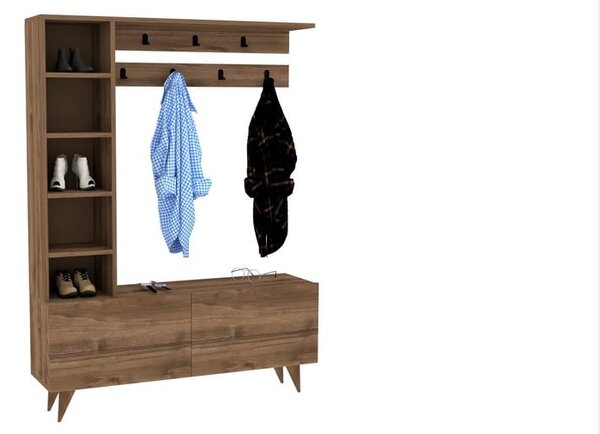 Set da corridoio in noce in colore naturale Hale - Kalune Design