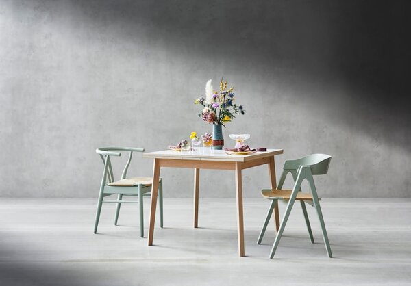 Tavolo da pranzo pieghevole con piano bianco Hammel , 90 x 90 cm Single - Hammel Furniture