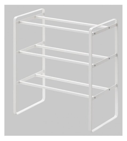 Scaffale bianco regolabile a 3 livelli Maebashi - YAMAZAKI
