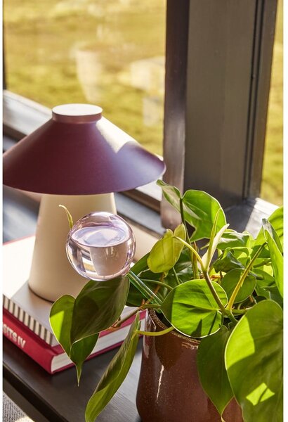 Lampada da tavolo in metallo viola e beige Chipper - Hübsch