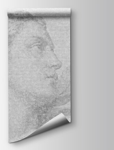 Carta da parati Disegno raffigurante un gruppo di persone, Carta da parati design, Carta da parati popolare, t00907v1 - Tapeko.it