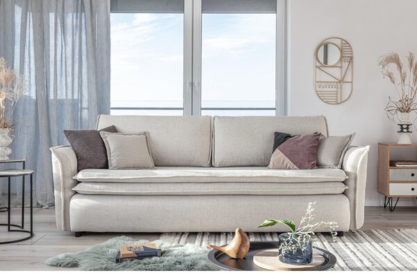 Divano letto beige Charming Charlie - Miuform