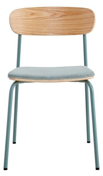 Sedie da pranzo in set verdi/di colore naturale 2 pz Adriana – Marckeric
