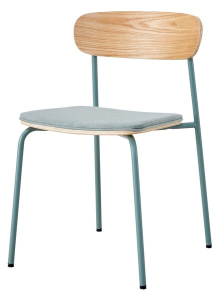 Sedie da pranzo in set verdi/di colore naturale 2 pz Adriana – Marckeric