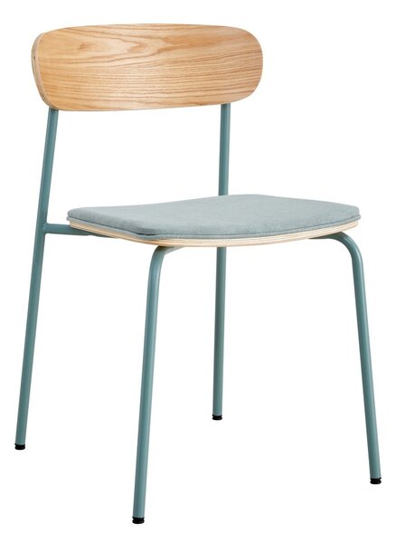 Sedie da pranzo in set verdi/di colore naturale 2 pz Adriana – Marckeric