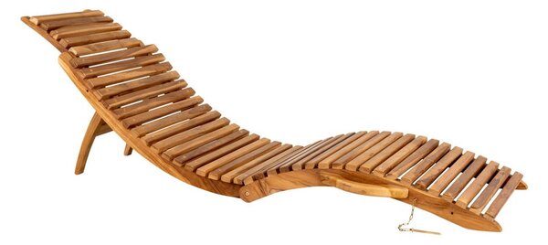 Lettino da giardino in legno di teak Arrieta - House Nordic
