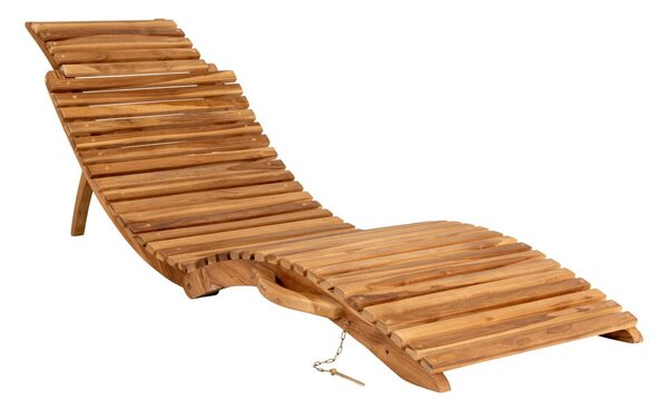 Lettino da giardino in legno di teak Arrieta - House Nordic
