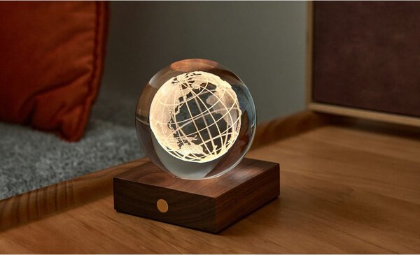 Decorazione luminosa marrone scuro con ricarica USB Amber – Gingko