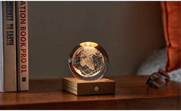 Decorazione luminosa marrone scuro con ricarica USB Amber – Gingko