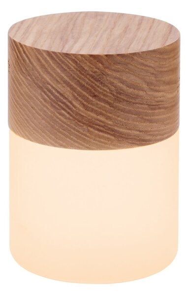 Lampada da tavolo dimmerabile in colore naturale con paralume in vetro (altezza 10,5 cm) Lemelia - Gingko