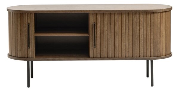 Tavolo TV marrone in rovere 120x56 cm Nola - Unique Furniture