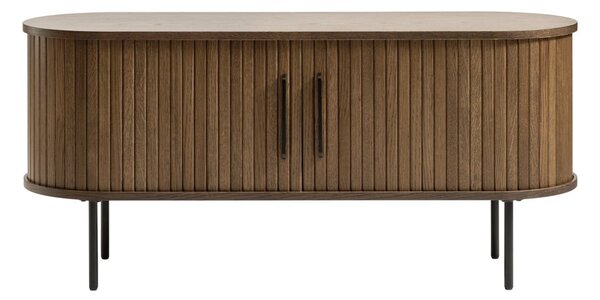 Tavolo TV marrone in rovere 120x56 cm Nola - Unique Furniture