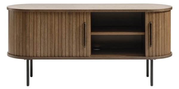 Tavolo TV marrone in rovere 120x56 cm Nola - Unique Furniture