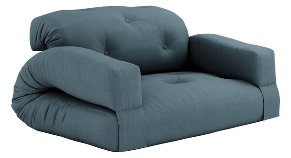 Divano letto blu 140 cm Hippo - Karup Design