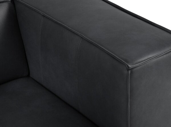 Divano angolare in pelle blu scuro (angolo destro) Madame - Windsor & Co Sofas