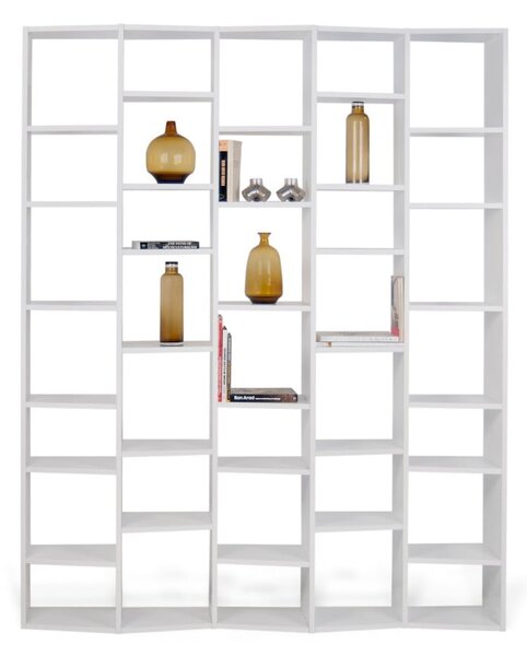 Libreria bianca 182x224 cm Valsa – TemaHome