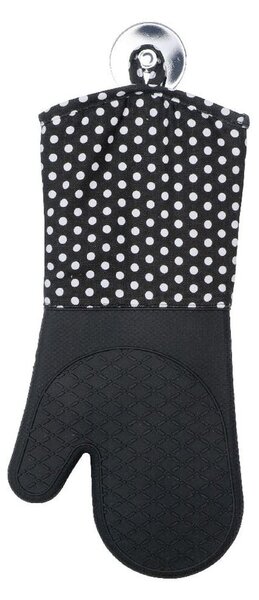 Set di 2 guanti da forno in silicone nero Forno - Wenko