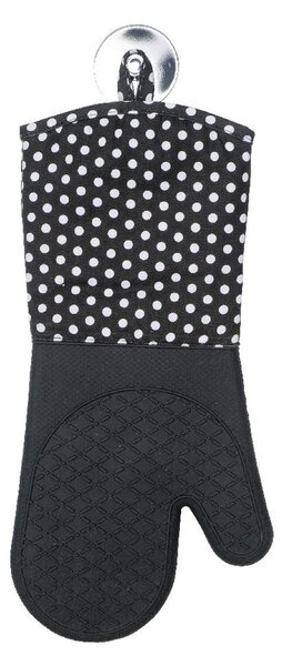 Set di 2 guanti da forno in silicone nero Forno - Wenko