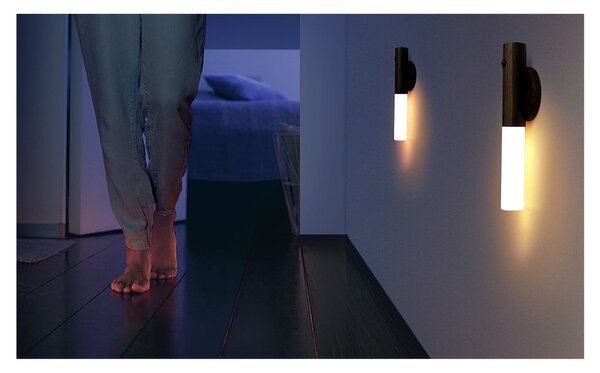 Lampada da parete marrone con ricarica USB Baton – Gingko