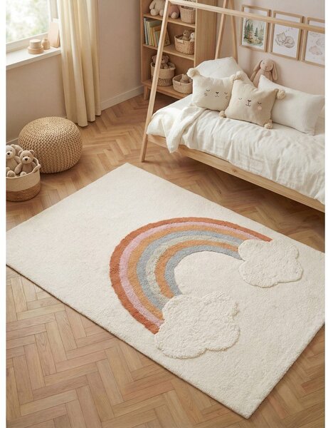 Tappeto per bambini color crema in cotone lavabile/tessuto a mano 140x200 cm Snuggle Petite – Hanse Home
