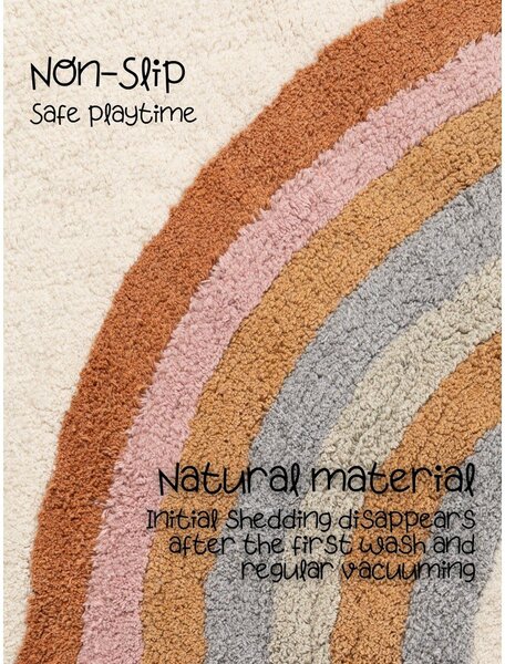 Tappeto per bambini color crema in cotone lavabile/tessuto a mano 140x200 cm Snuggle Petite – Hanse Home