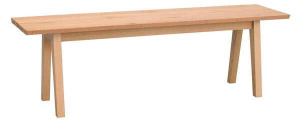Panca da pranzo in legno con decoro in rovere , 144 x 38 cm Melfort - Rowico
