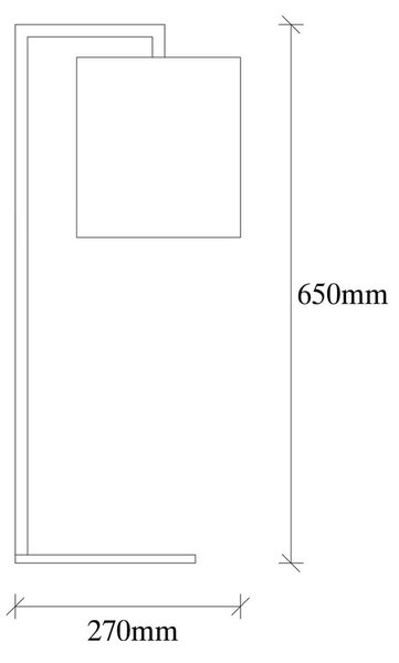 Lampada da tavolo nera e beige Profil - Opviq lights