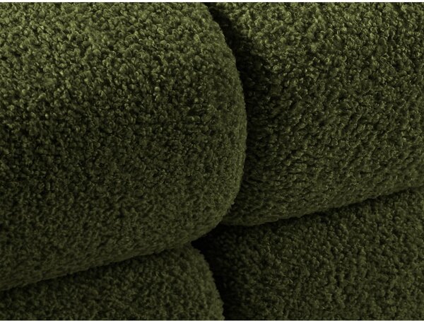 Divano componibile verde in tessuto bouclé 188 cm Bellis - Micadoni Home