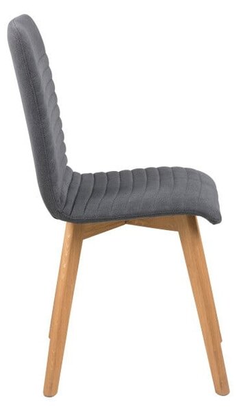 Set di 2 sedie da pranzo grigio antracite Arosa - Actona