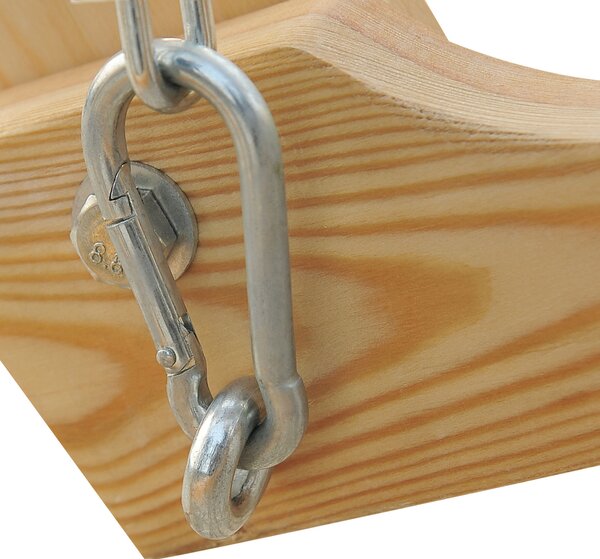 Outsunny Dondolo Da Giardino 2 Posti con Supporti Bicchieri, 1,8x1,2x1,85 m, Legno Naturale | Aosom Italy