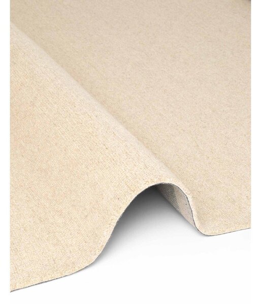 Tappeto beige in lana tessuto a mano 140x200 cm Puristic Knots – Elle Decoration