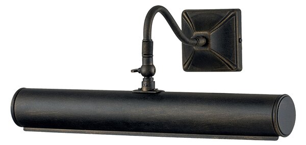 Applique Classica Picture Light Acciaio Nero 2 Luci E14