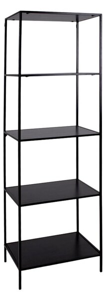 Libreria nera in frassino 51x170 cm Vita - House Nordic