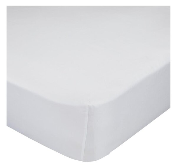 Lenzuolo elastico in cotone bianco, 70 x 140 cm Basic - Happy Friday