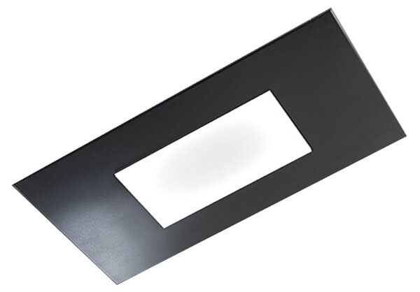 Plafoniera Contemporanea Pixel Metallo Nero Led 40W