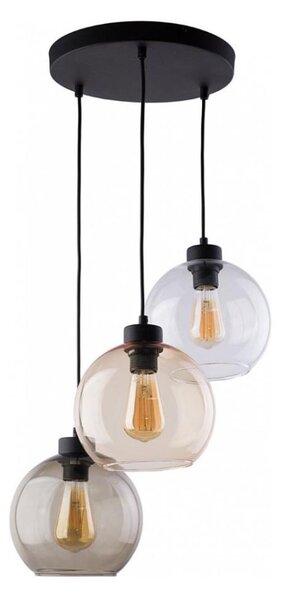 Lampadario a sospensione con filo CUBUS 3xE27/60W/230V