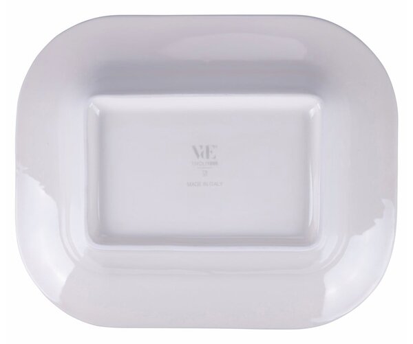 Piatto da portata in ceramica , 43,5 x 35,5 cm Face to Grey - VDE Tivoli 1996